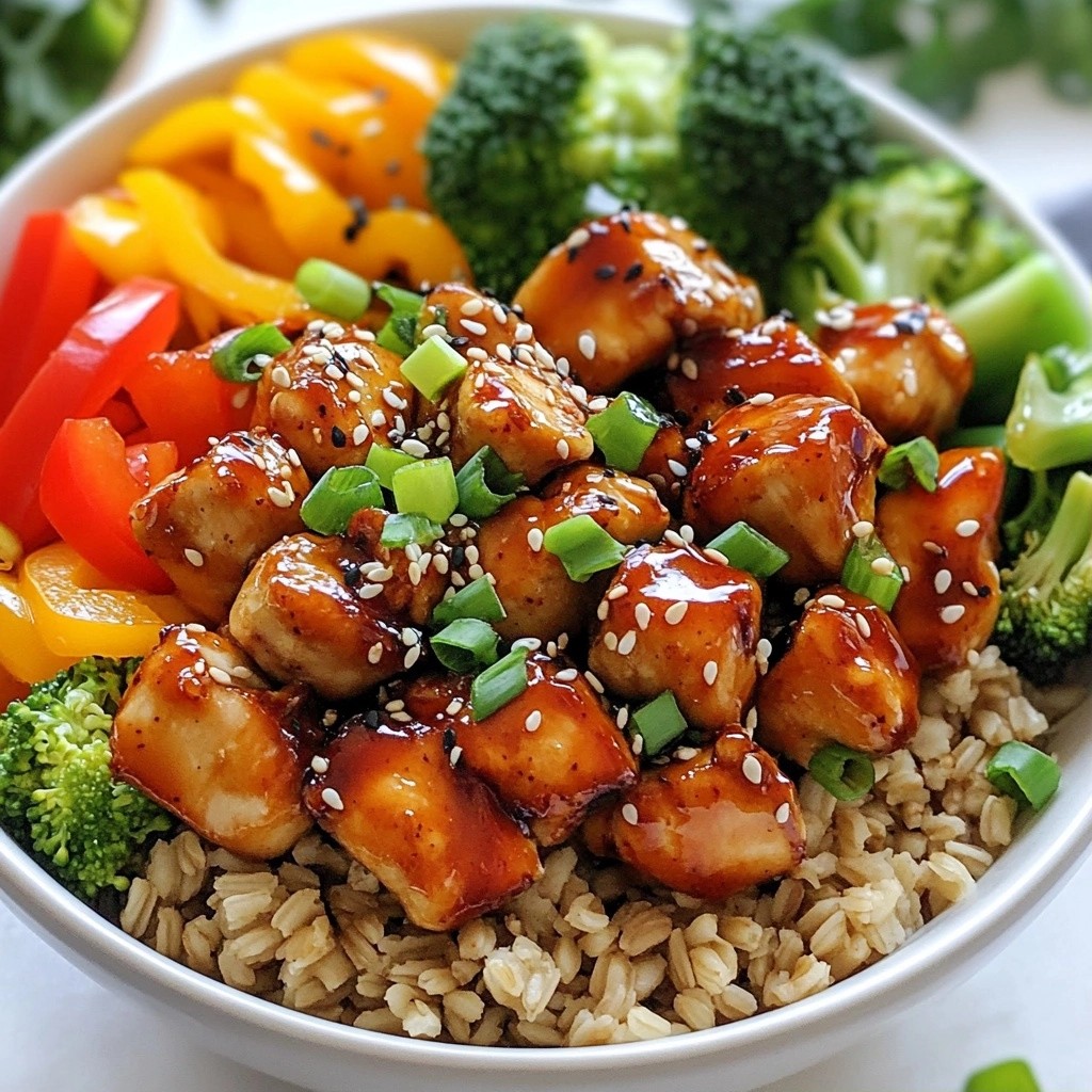 Spicy Meal Prep Firecracker Chicken Bowls Recipe