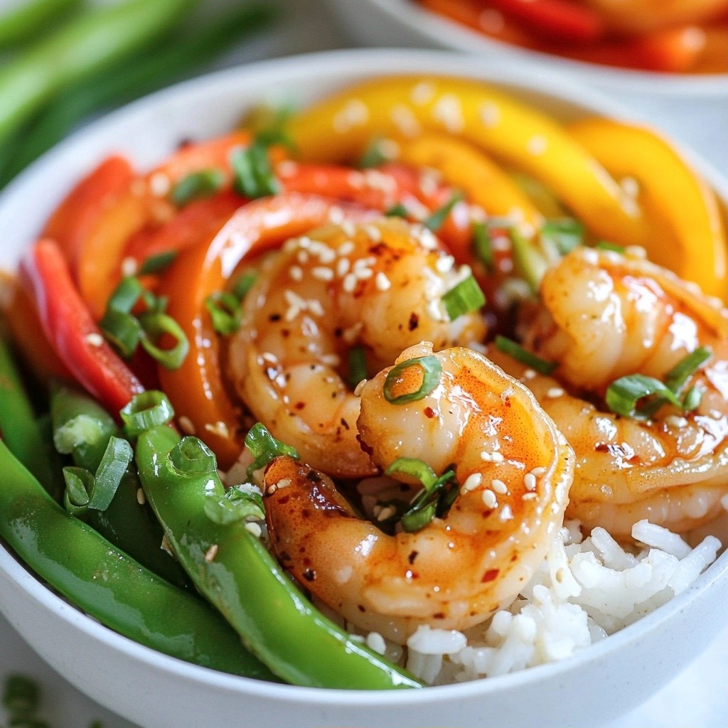 Savory Meal Prep Sweet Chili Shrimp Bowls Recipe