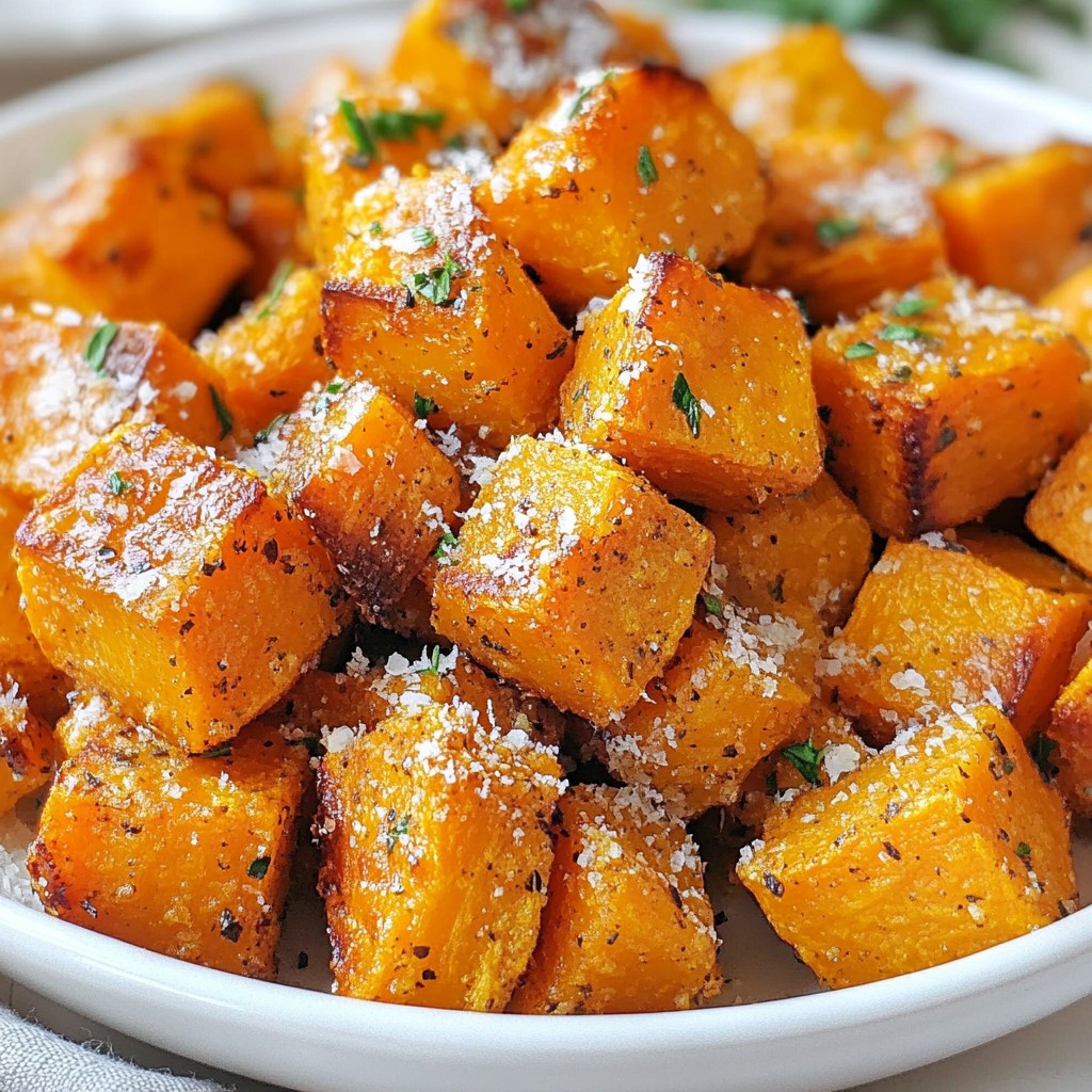Garlic Parmesan Roasted Sweet Potatoes Simple Side Dish