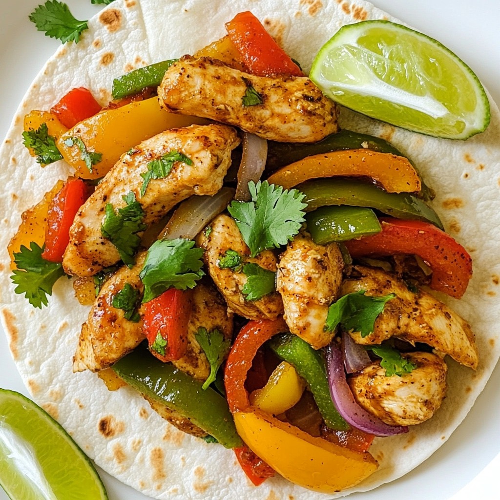 Honey Lime Chicken Fajitas Flavorful and Easy Meal