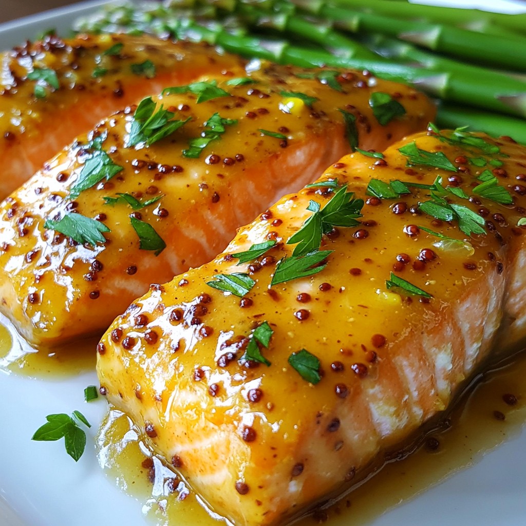 Honey Mustard Salmon Easy and Flavorful Recipe