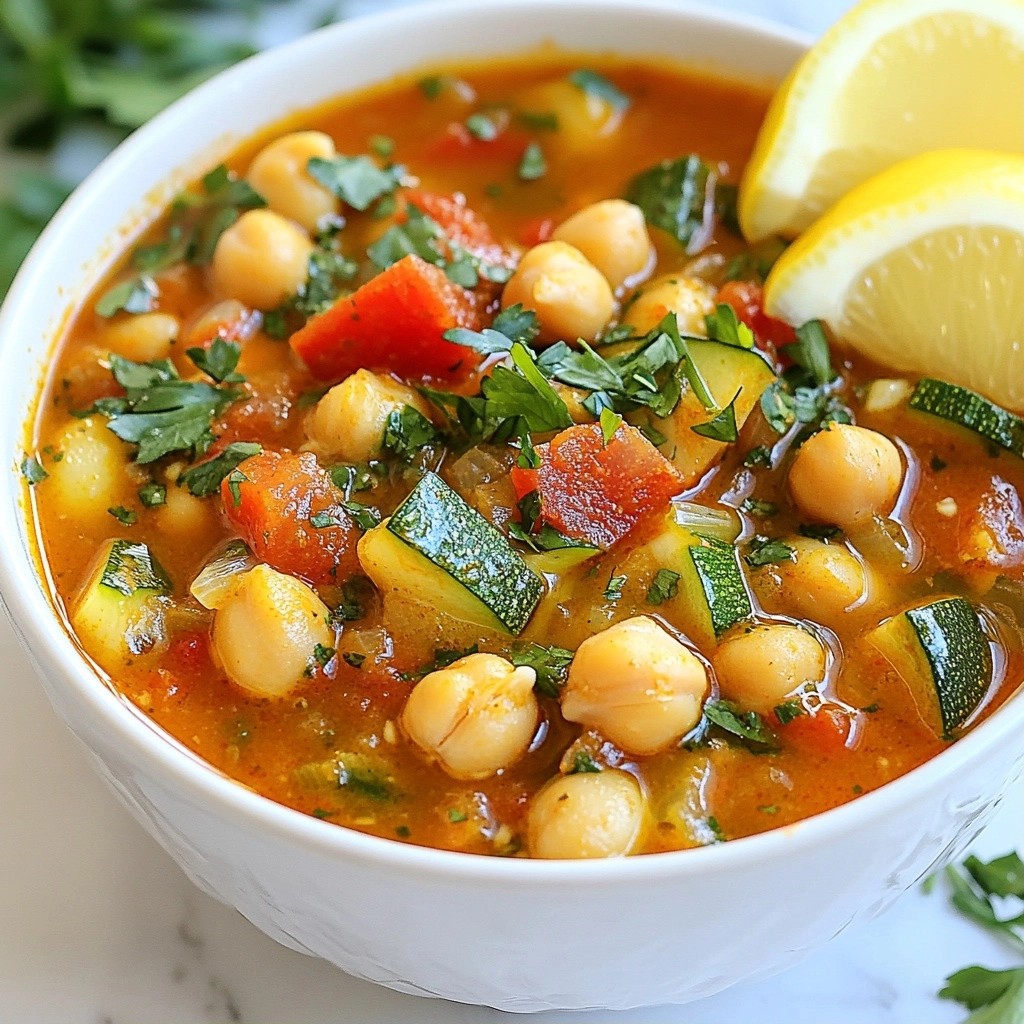 Mediterranean Meal Prep Chickpea Stew Recipe