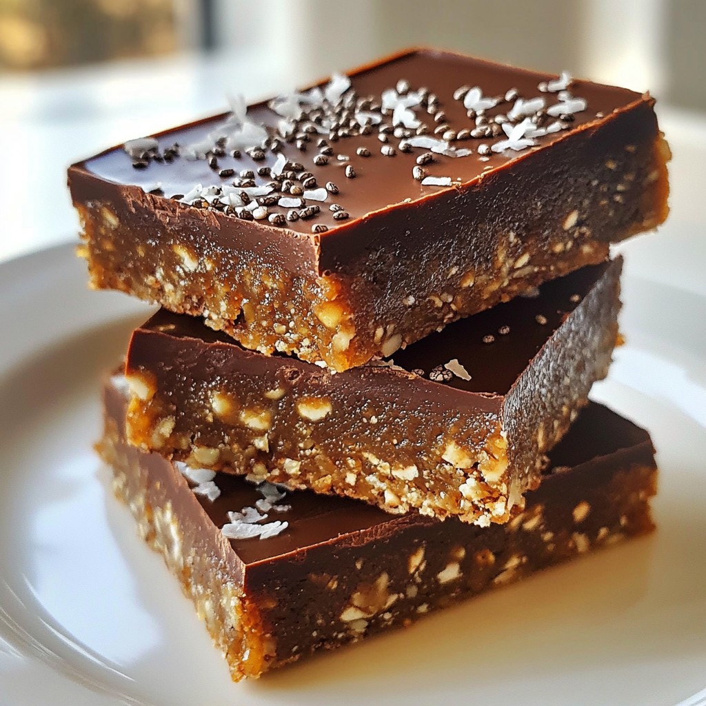 Chocolate Coconut Energy Bars Healthy and Simple Snack