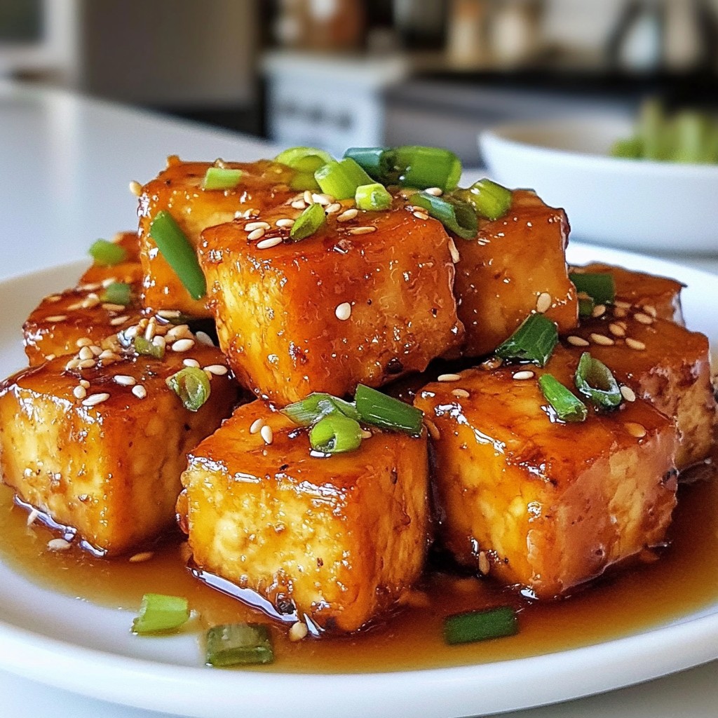 Teriyaki Glazed Baked Tofu Flavorful and Simple Meal