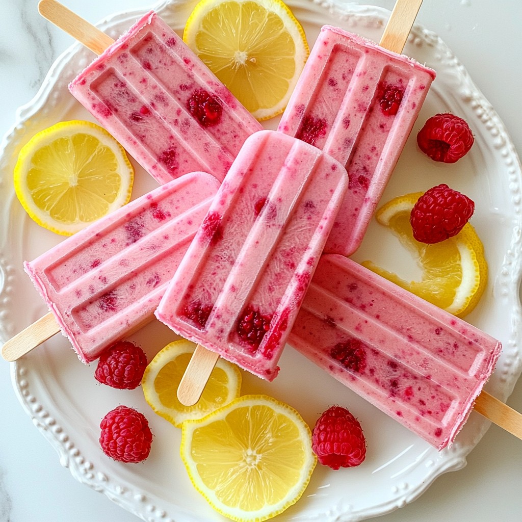 Raspberry Lemonade Pops Refreshing Summer Treat