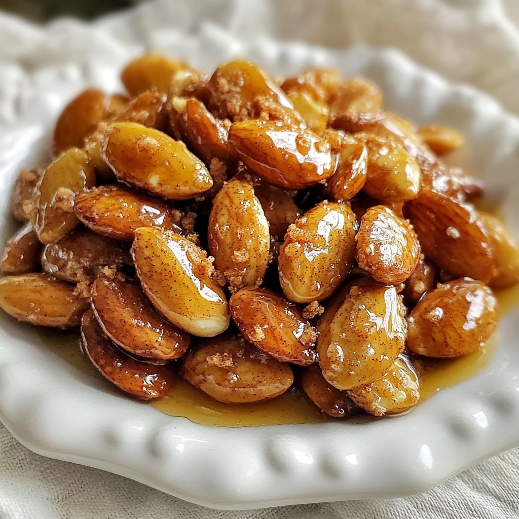 Cinnamon Honey Roasted Almonds Simple Snack Delight