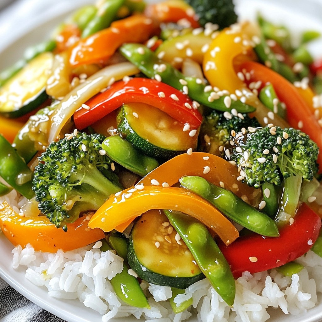 Teriyaki Veggie Stir Fry Flavorful and Easy Recipe