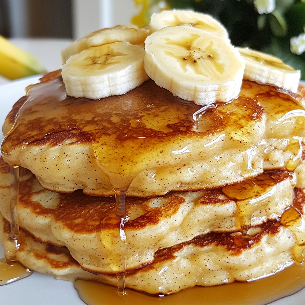Fluffy Make-Ahead Banana Cinnamon Pancakes Recipe