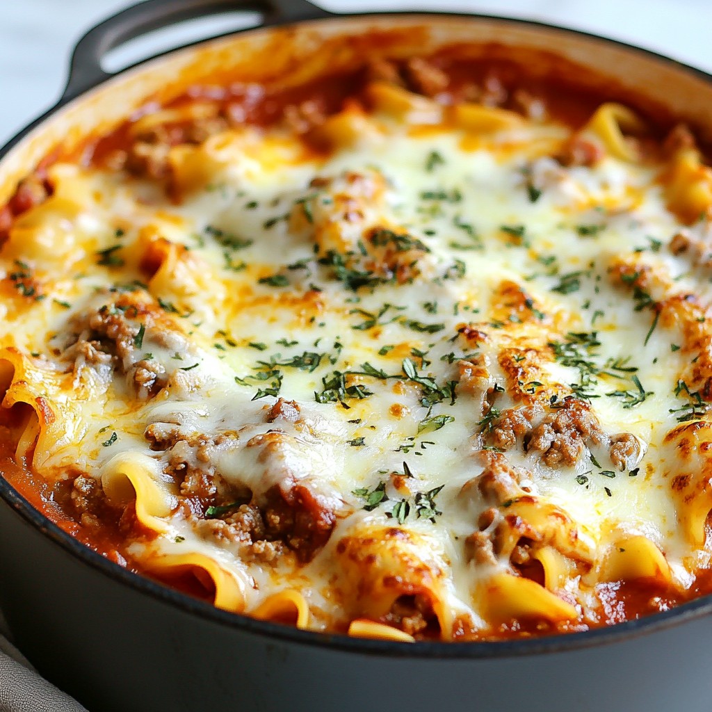 Lazy Girl’s One-Pot Lasagna Quick and Easy Recipe