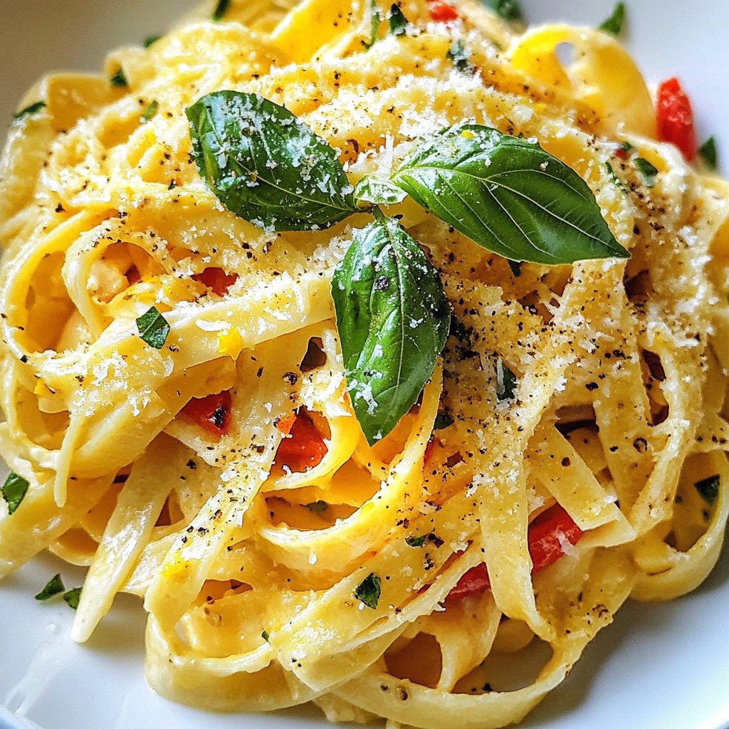 Roasted Red Pepper Pasta Wholesome and Flavorful Dish