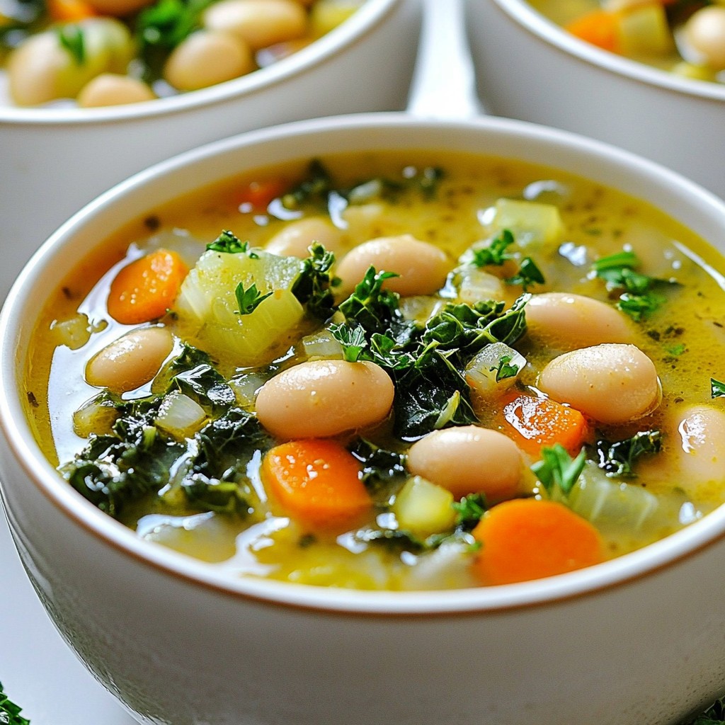 Tuscan Kale White Bean Soup Warm and Nourishing Meal
