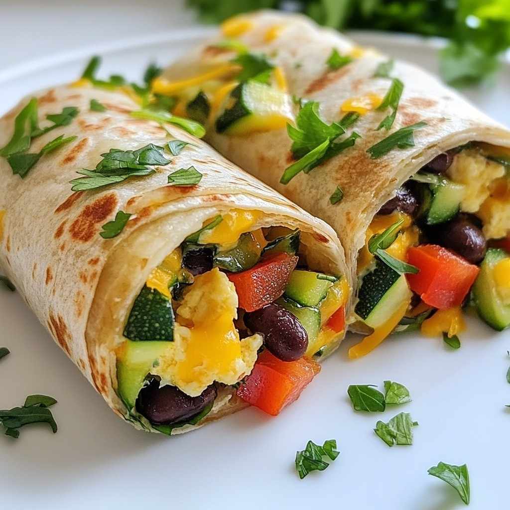 Veggie-Packed Make-Ahead Breakfast Burritos Recipe