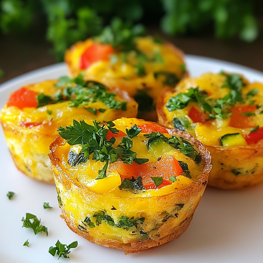 Hearty Make-Ahead Veggie Quiche Muffins Recipe