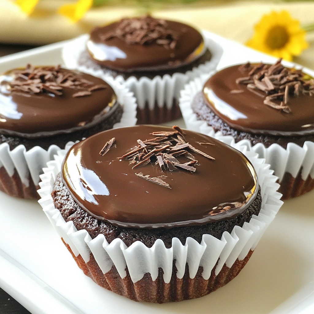 Chocolate Ganache Cupcakes Delightful and Simple Recipe