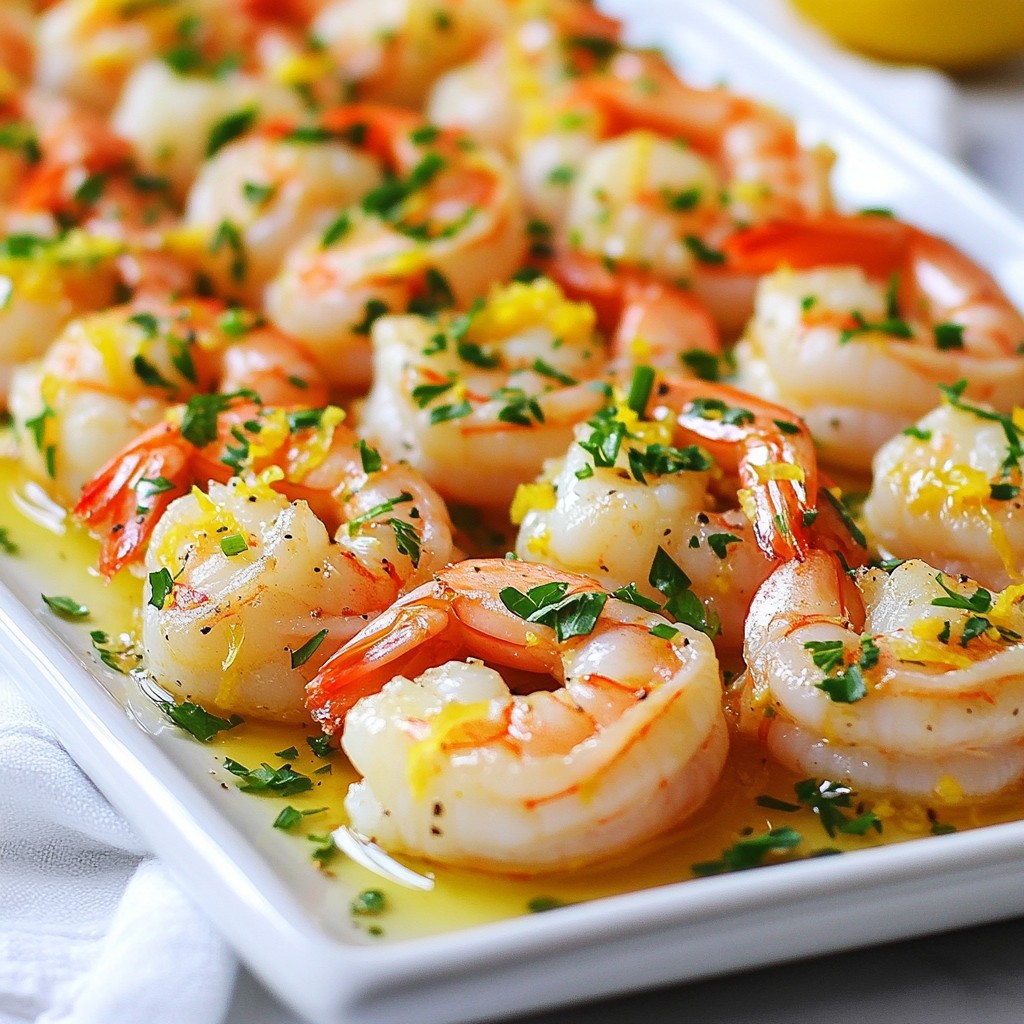 Lemon Garlic Roasted Shrimp Flavorful and Simple Dish