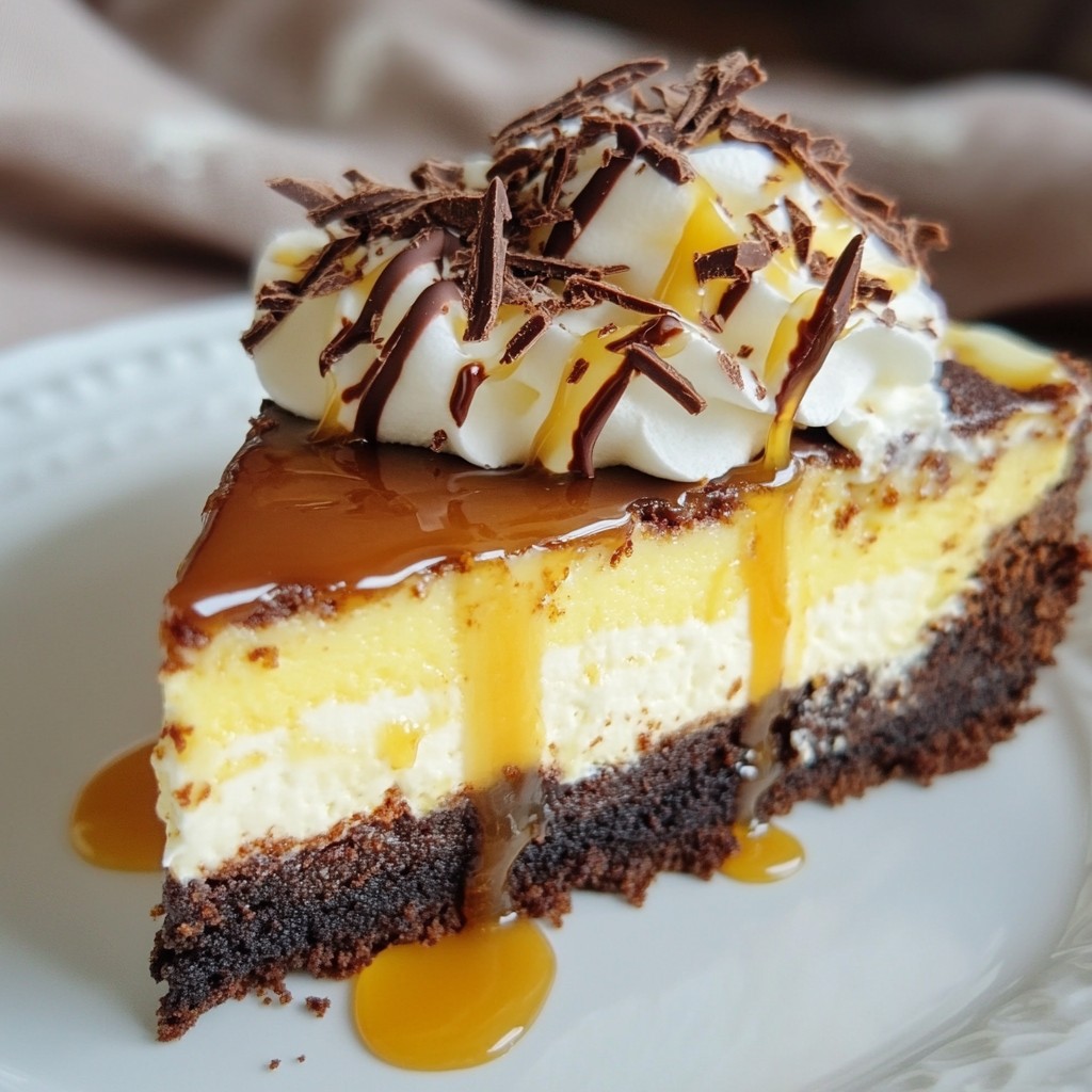 Caramel Brownie Cheesecake Irresistible Dessert Delight