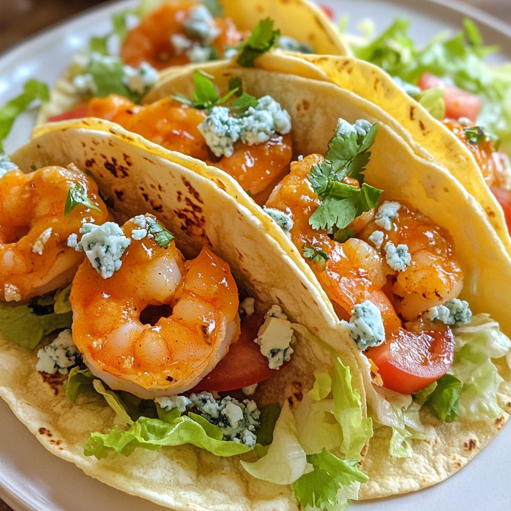 Spicy Buffalo Shrimp Tacos Flavorful and Easy Meal