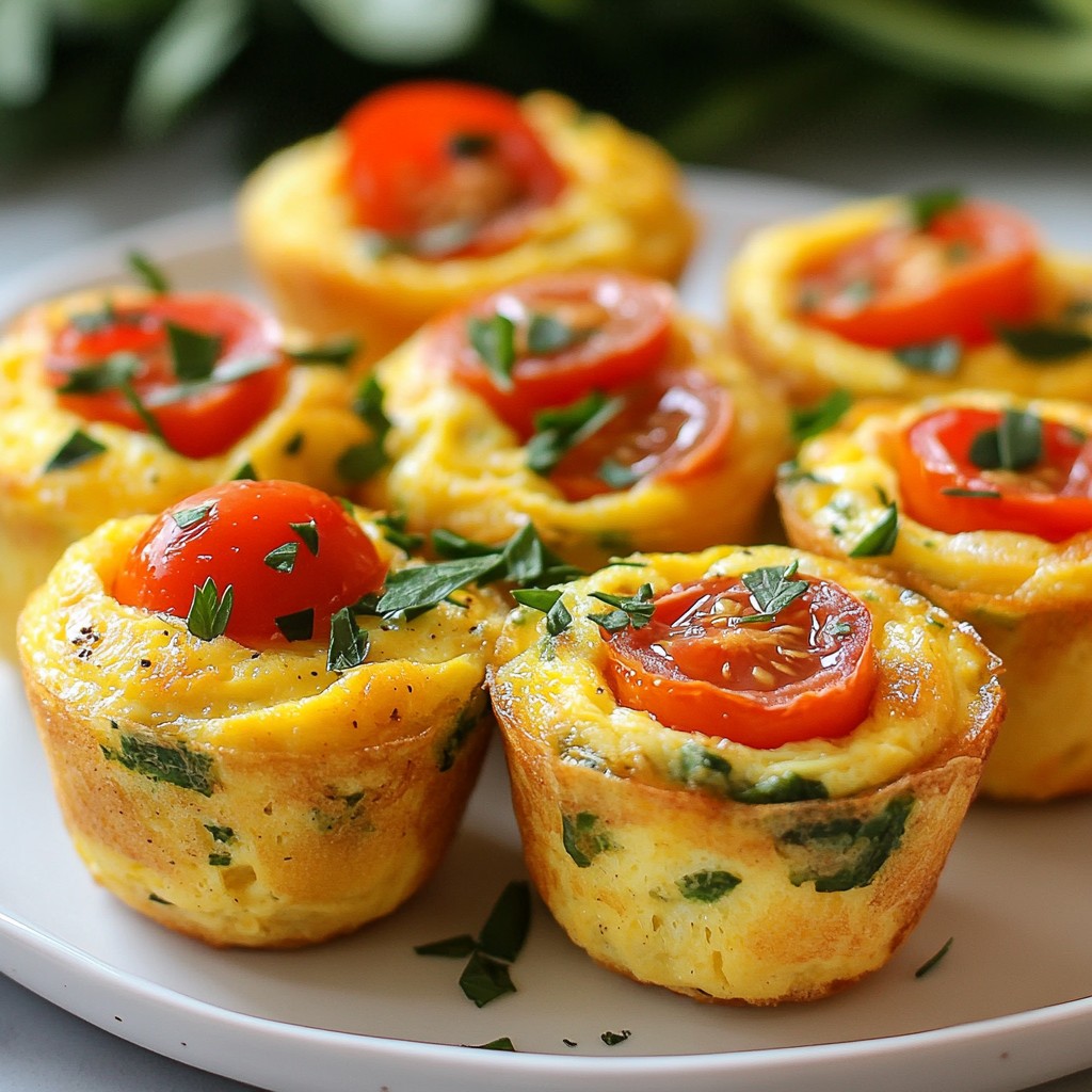 Fluffy Make-Ahead Veggie Omelette Muffins Recipe