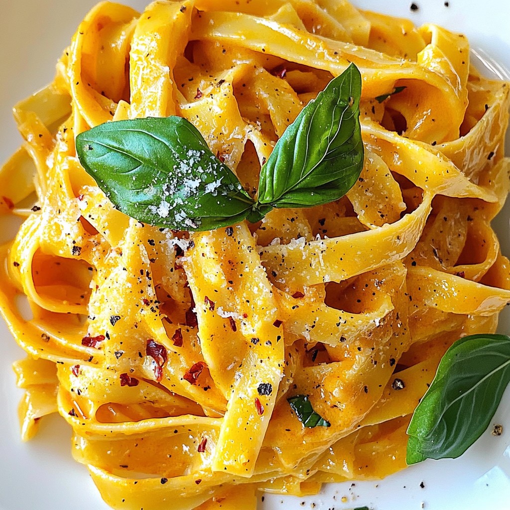 Creamy Roasted Red Pepper Pasta Flavorful and Simple