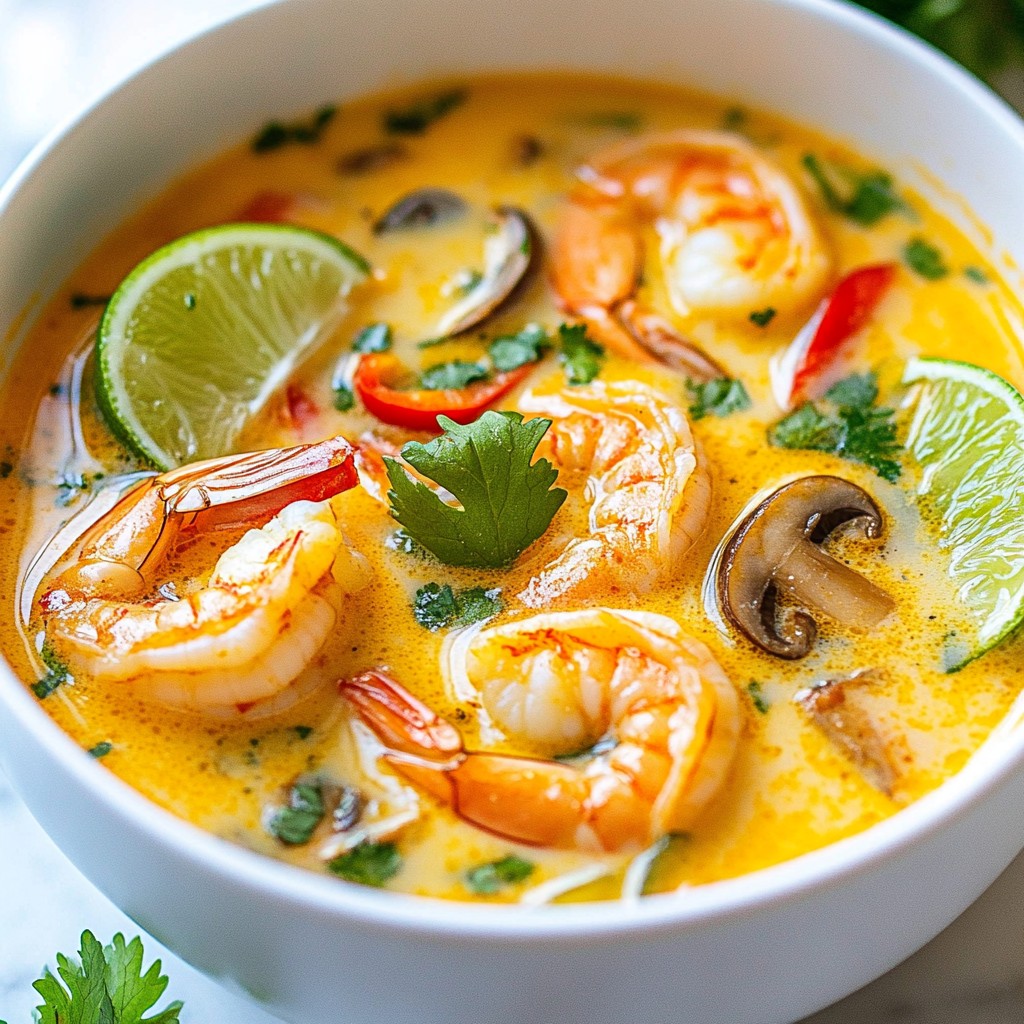 Spicy Thai Shrimp Soup Flavorful and Simple Recipe