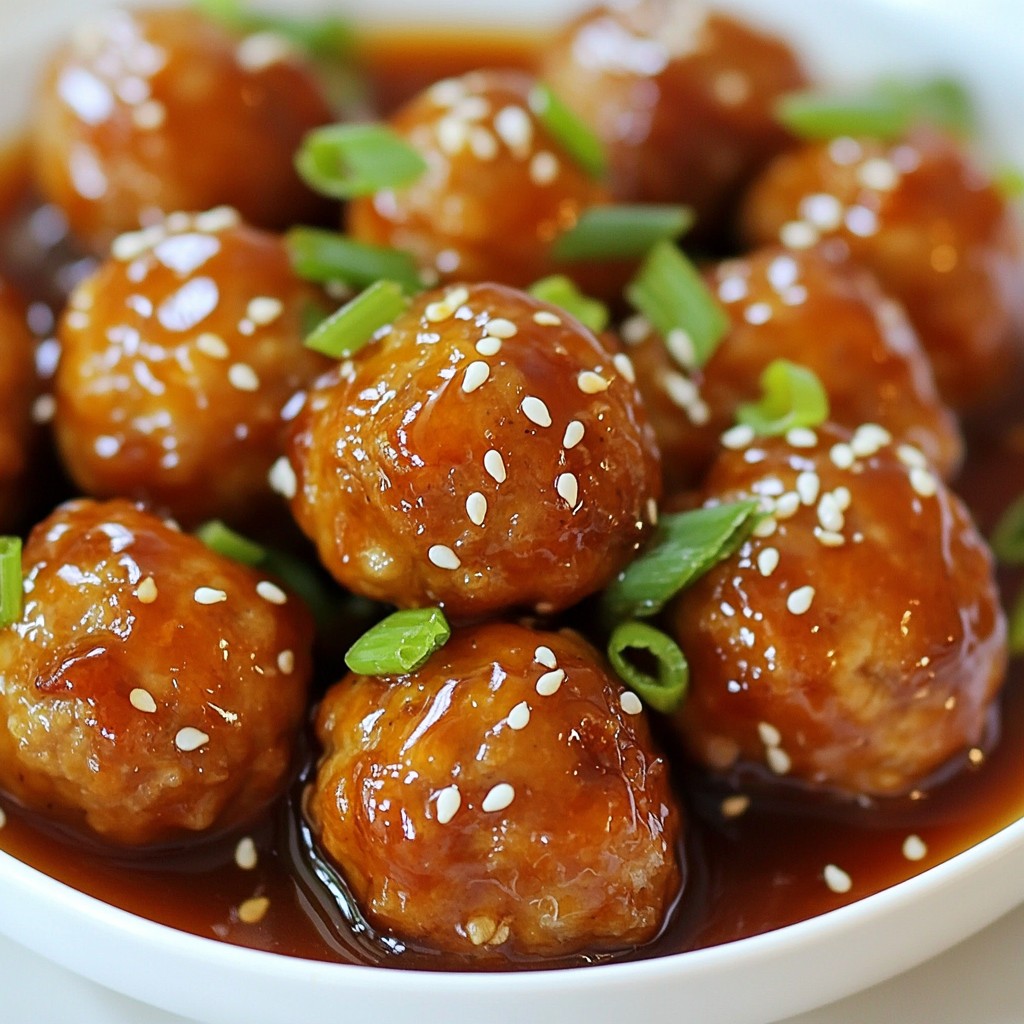 Sticky Honey Garlic Meatballs Flavorful and Easy Recipe