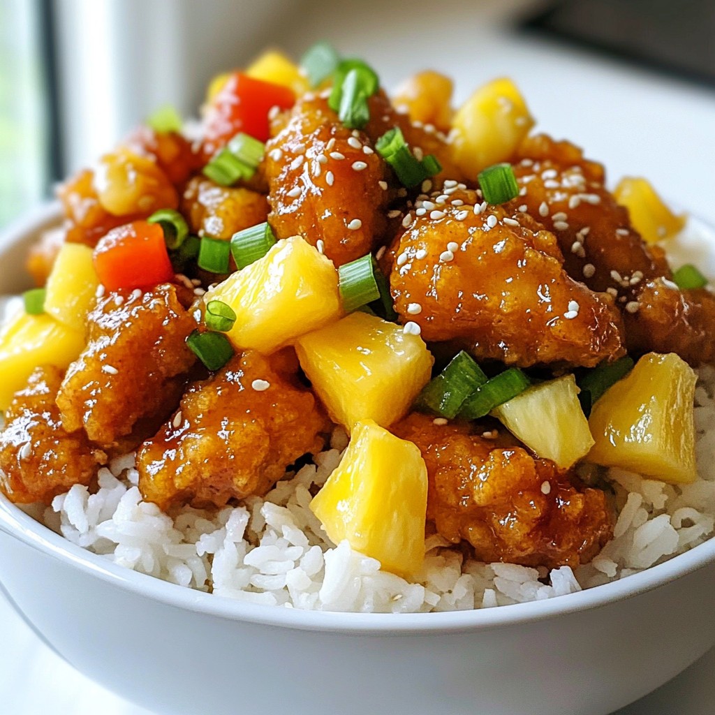Sweet and Sour Chicken Tasty Quick Dinner Delight