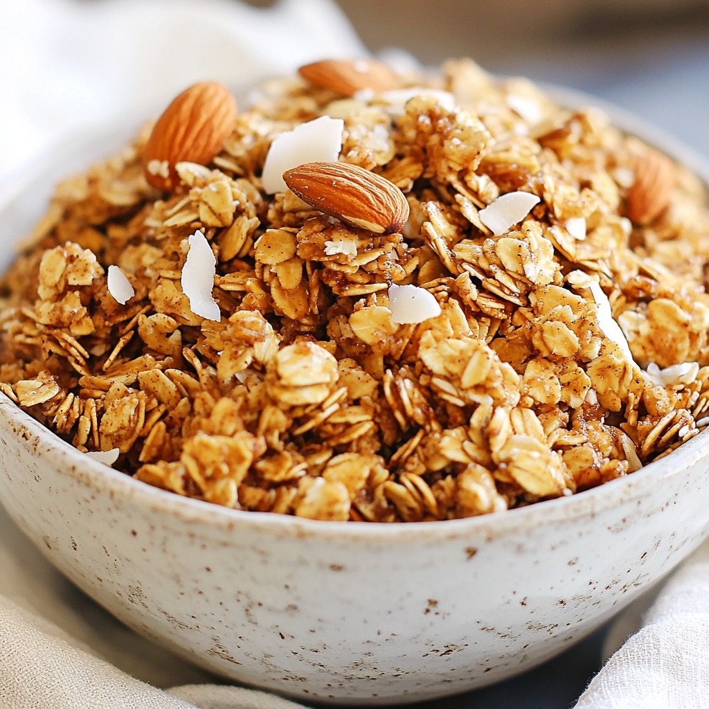 Cinnamon Maple Granola Simple and Tasty Recipe