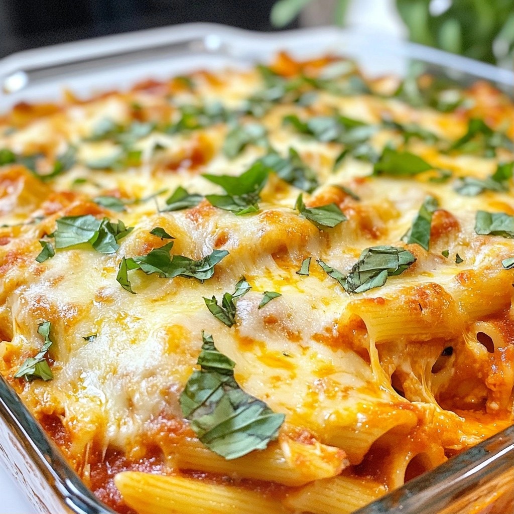 Cheesy Freezer-Friendly Chicken Parmesan Casserole