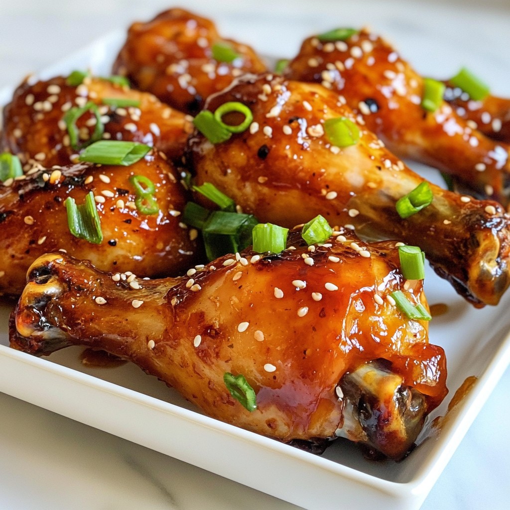 Honey Garlic Glazed Drumsticks Simple and Tasty Meal