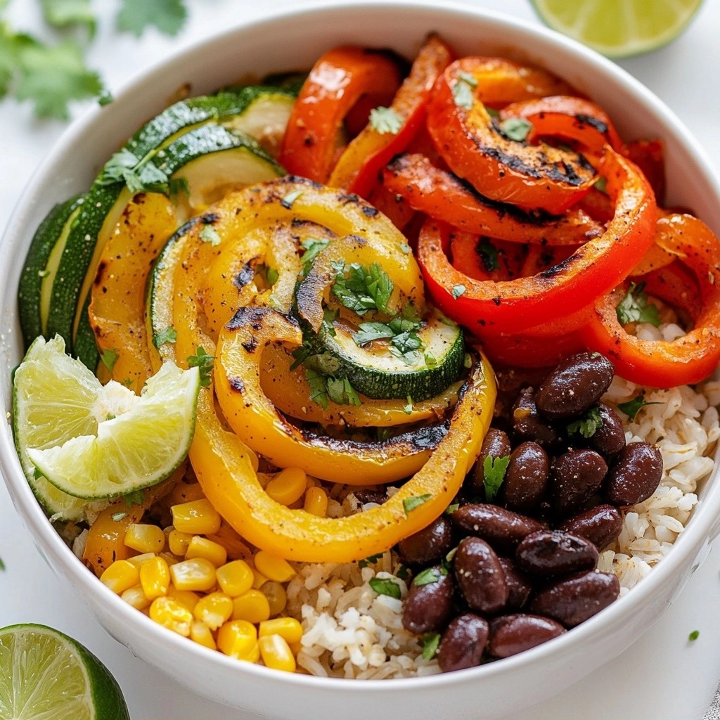 Smoky Meal Prep Vegetable Fajita Bowls Delight