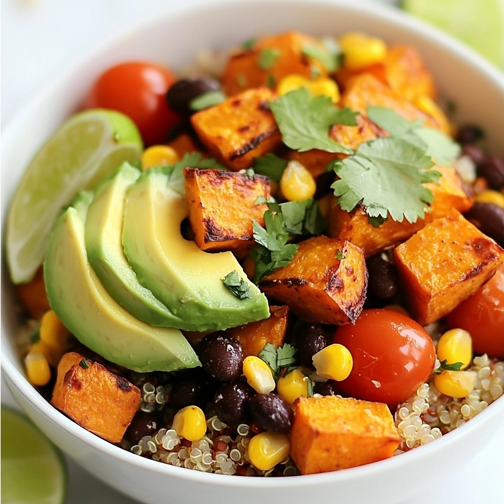 Wholesome Meal Prep Sweet Potato Quinoa Bowls Recipe