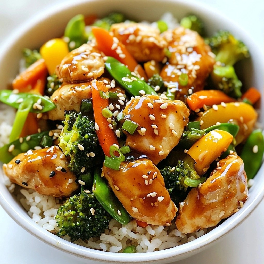 Freezer-friendly Teriyaki Chicken and Veggie Stir Fry