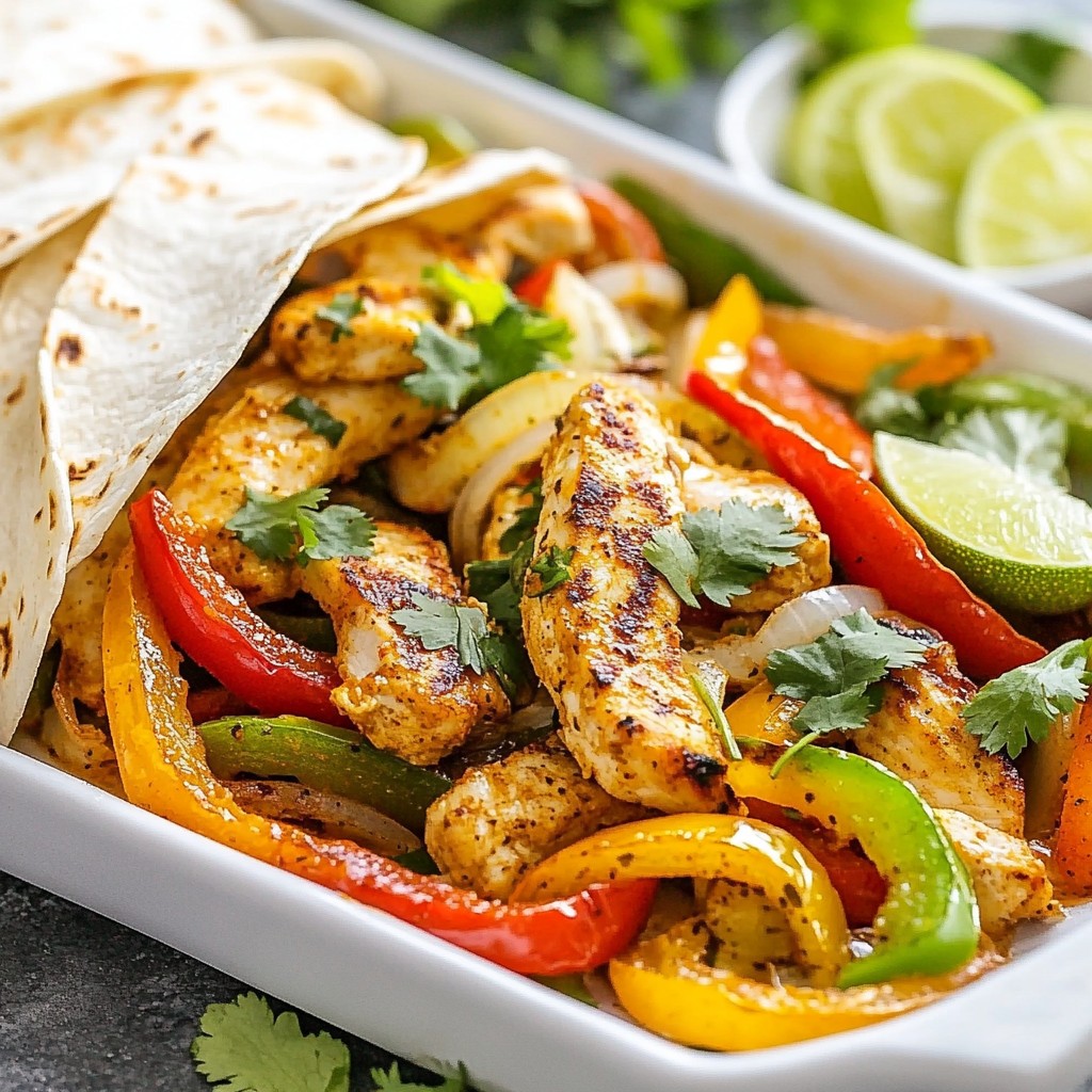 Honey Lime Chicken Fajitas Flavorful Family Meal