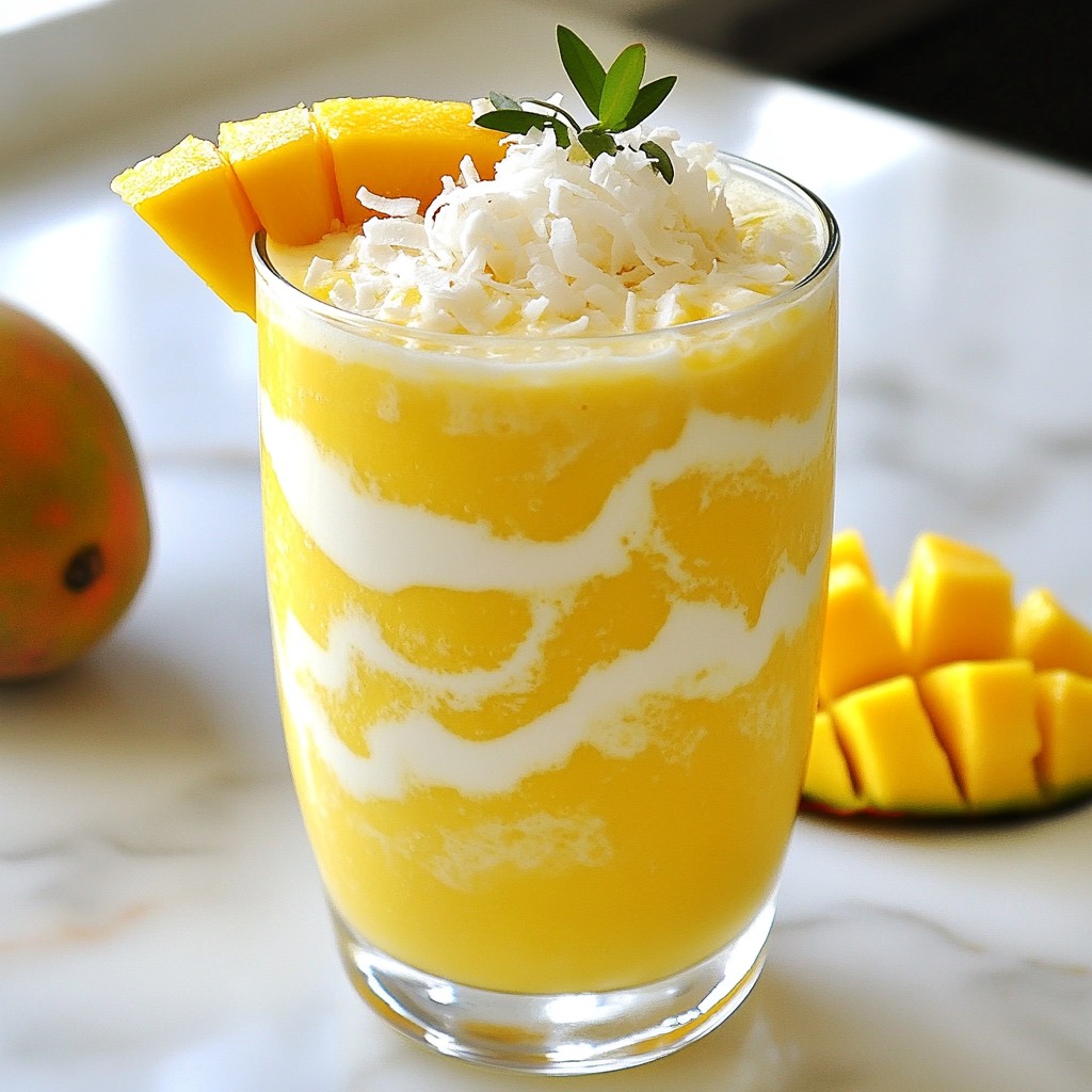 Mango Pineapple Smoothie Delightful and Refreshing Mix