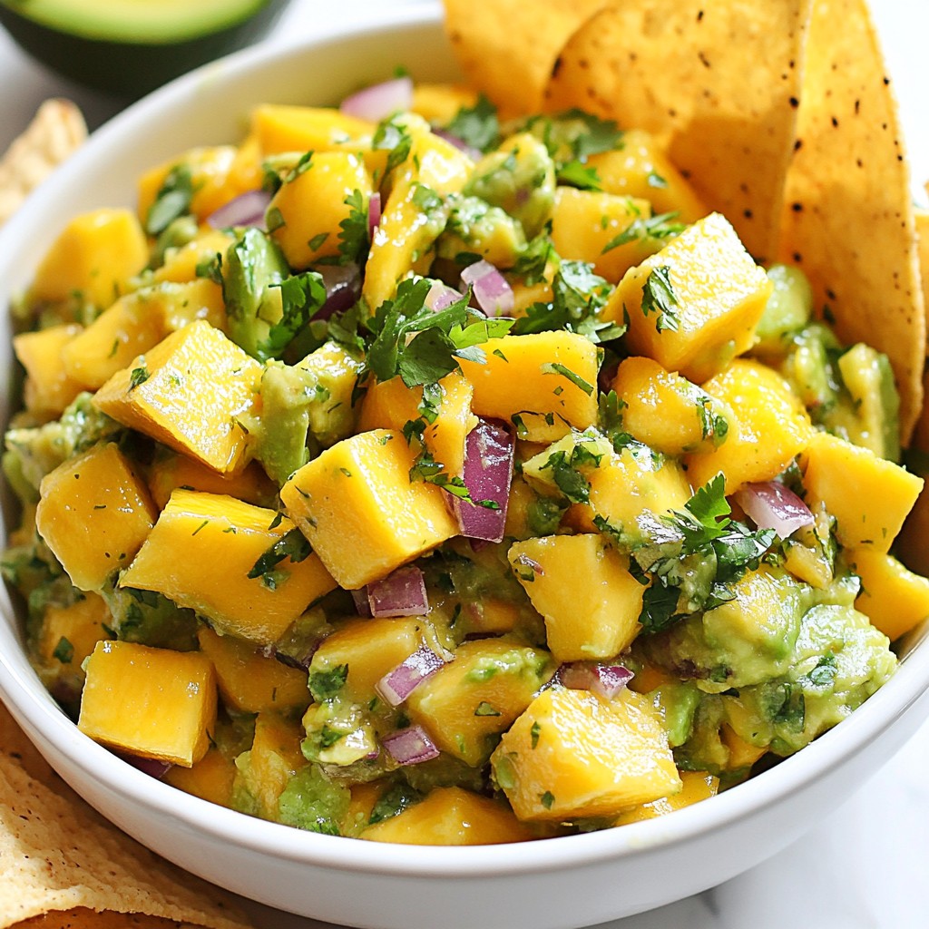 Mango Avocado Salsa Dip Flavorful and Fresh Delight