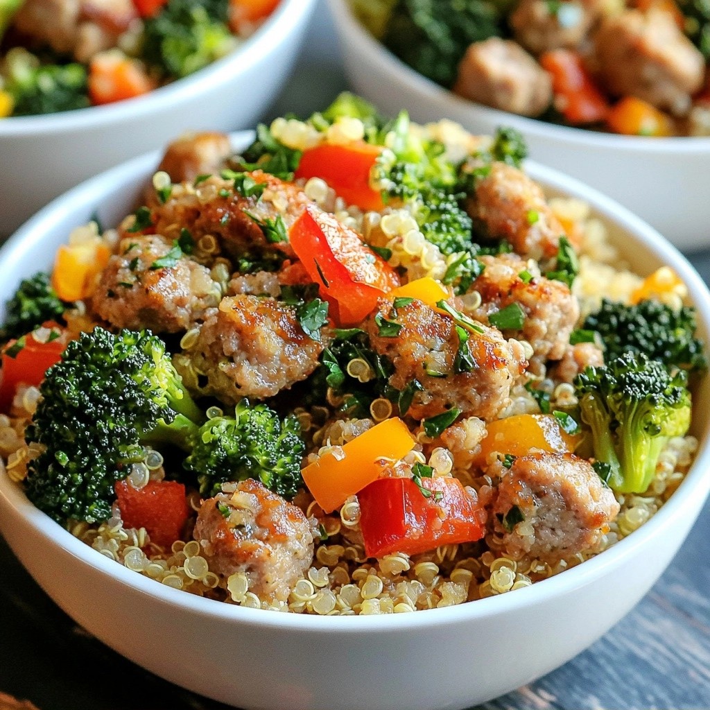Savory Meal Prep Turkey Sausage Bowls for Easy Weekdays