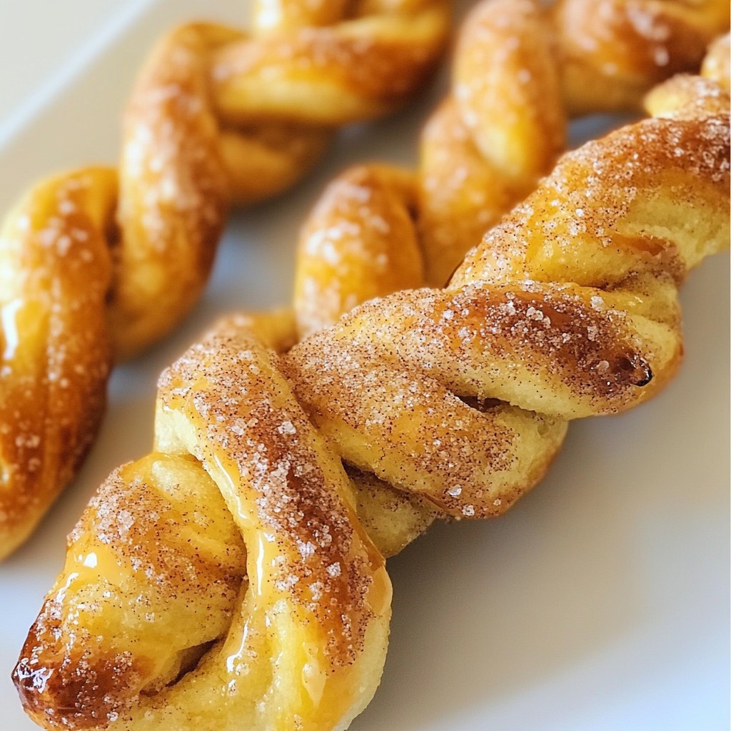 Cinnamon Sugar Pretzel Twists Delightful and Easy Recipe