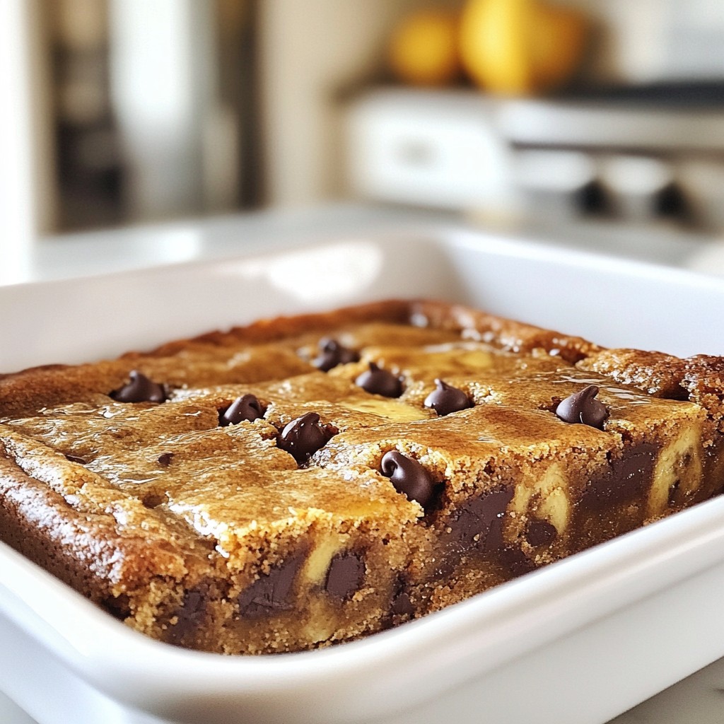 Peanut Butter Chocolate Banana Bars Delightful Snack