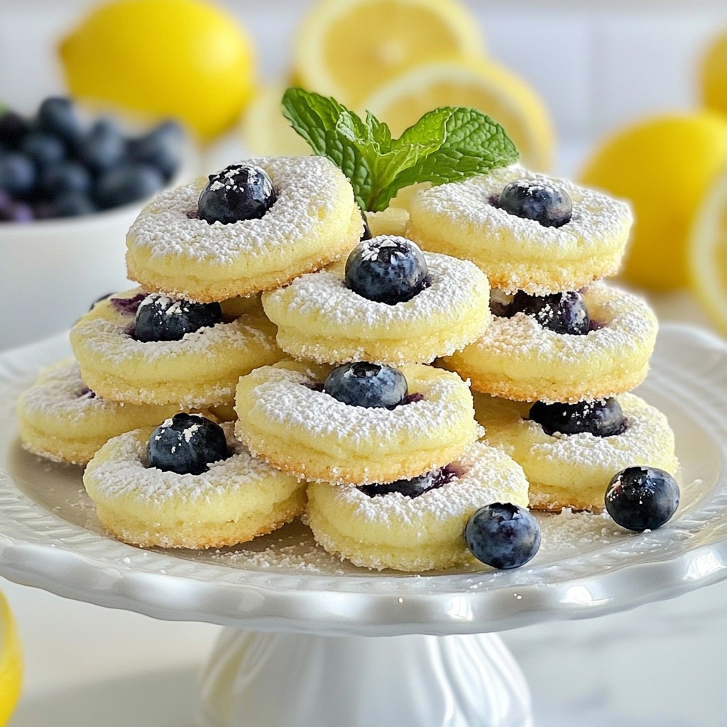 Lemon Blueberry Cheesecake Cookies Irresistible Treat