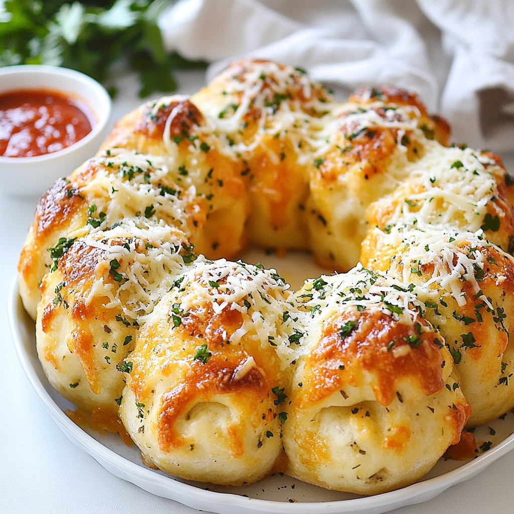 Asiago Garlic Pull-Apart Bread Fresh and Flavorful Treat