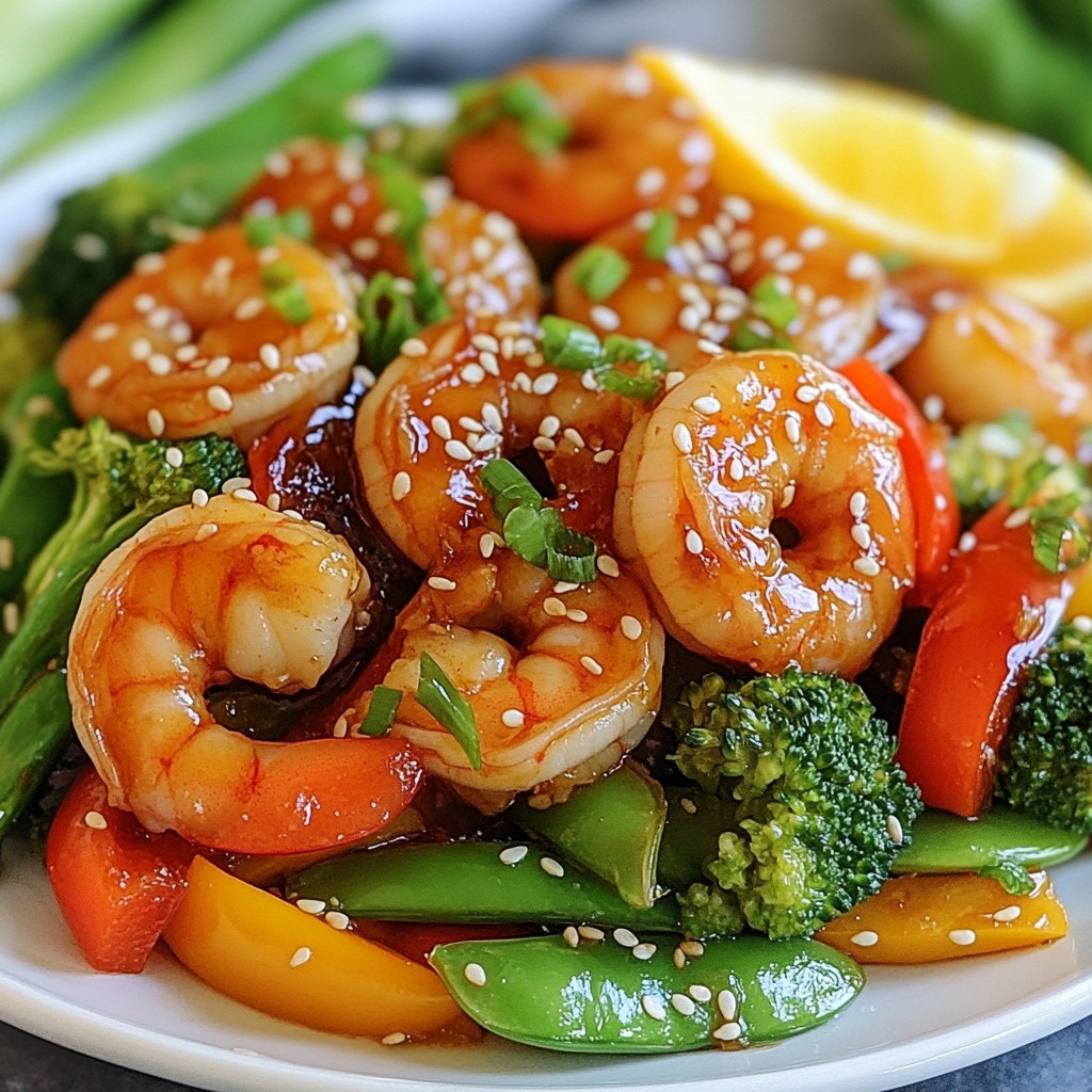 Honey Garlic Shrimp Stir Fry Easy and Flavorful Recipe