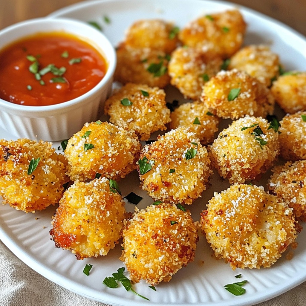 Garlic Parmesan Chicken Bites Crispy and Flavorful Treat