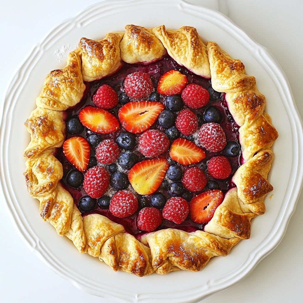 Triple Berry Galette Fresh and Flavorful Dessert Recipe