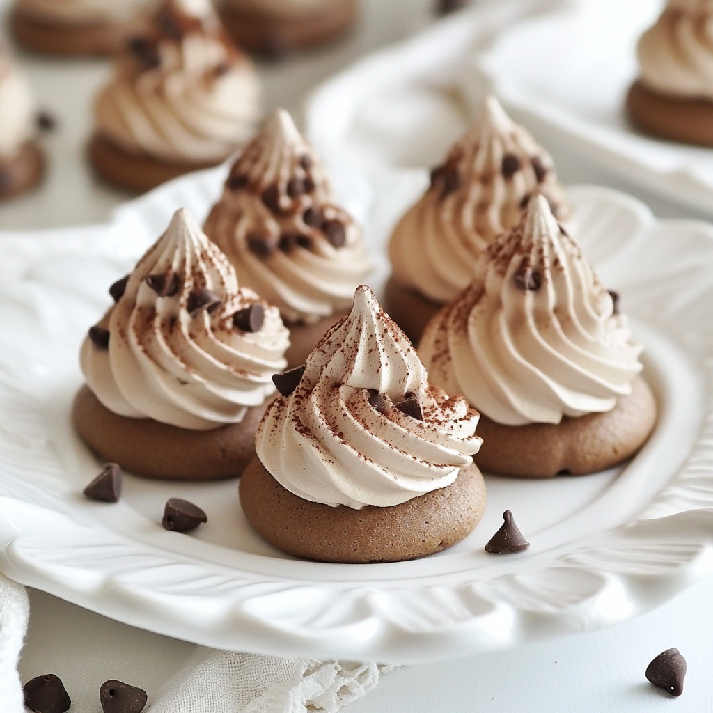 Chocolate Mocha Meringue Cookies Delightful Treat