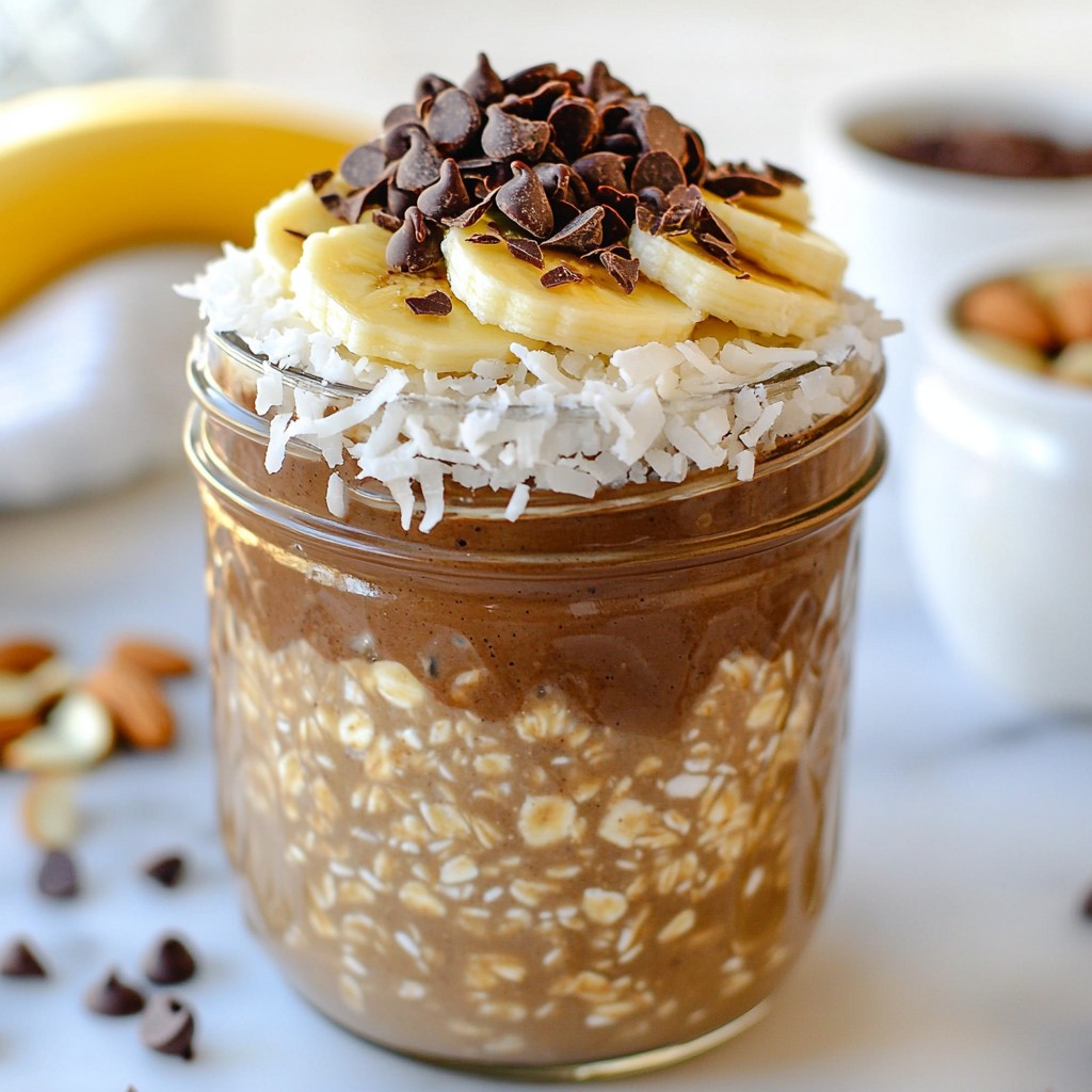 Almond Joy Overnight Oats Tasty and Easy Recipe