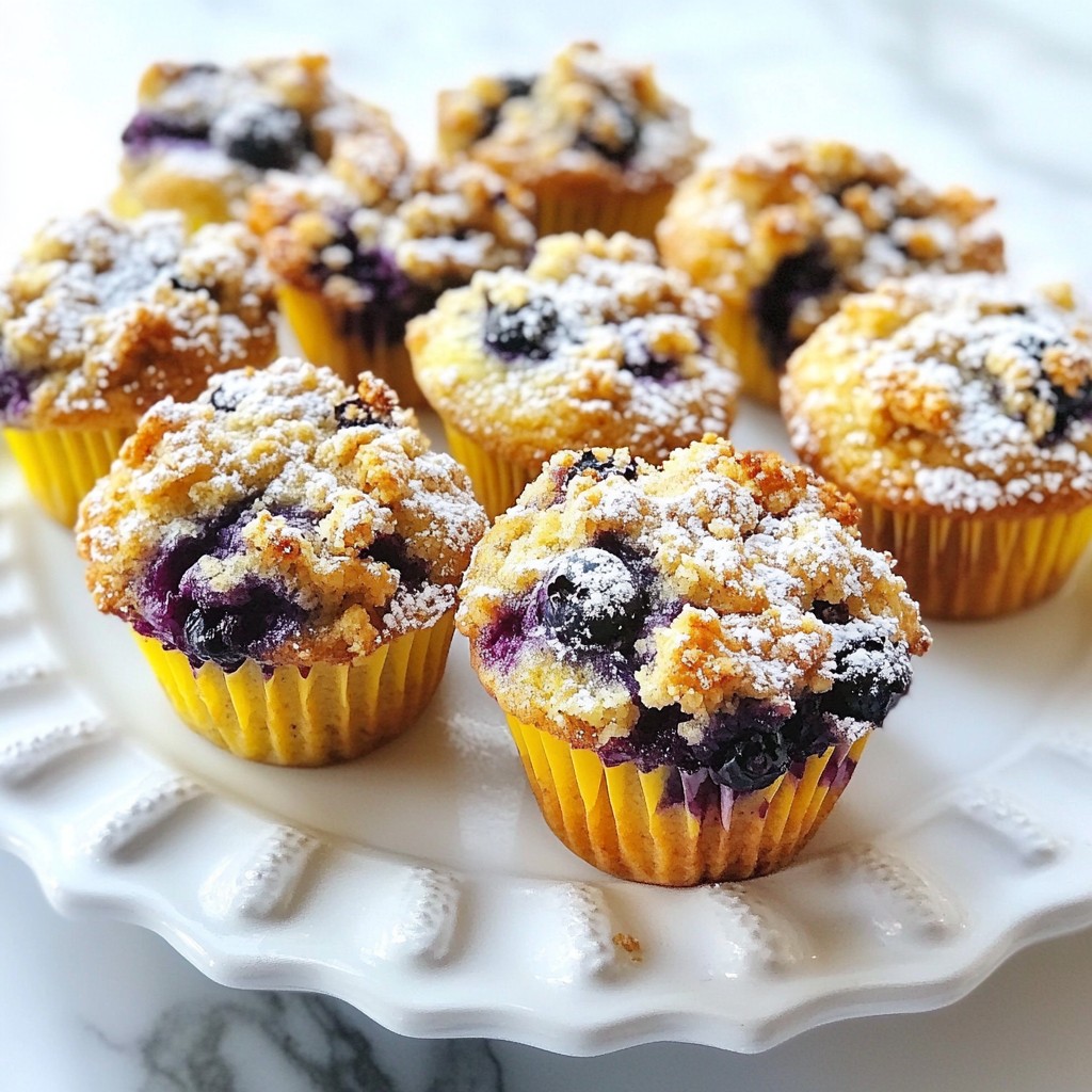 Blueberry Crumble Muffins Simple and Tasty Treat