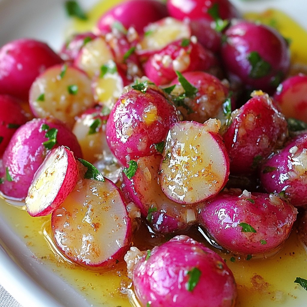 Garlic Butter Roasted Radishes Quick and Simple Recipe