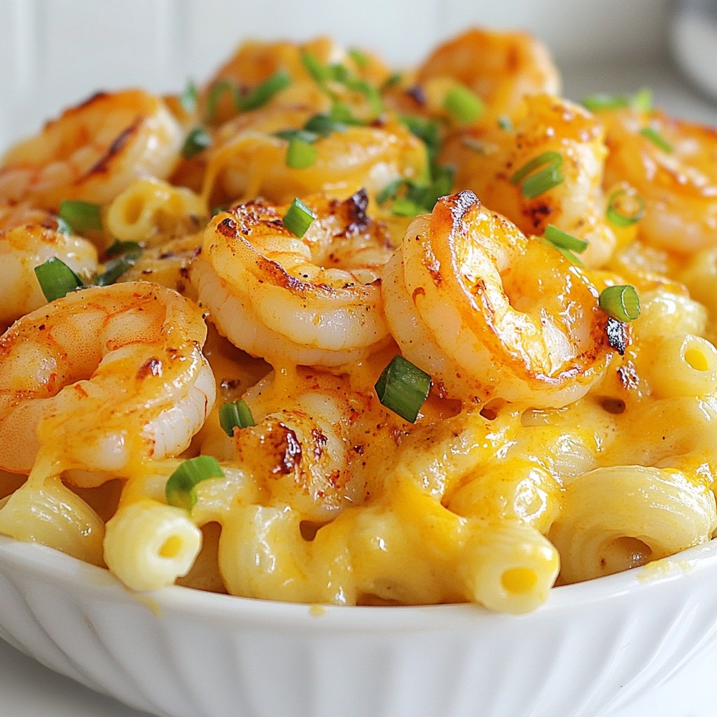 Cajun Shrimp Mac & Cheese Flavorful Dinner Delight
