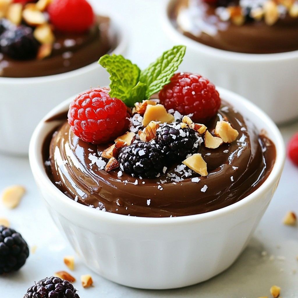 Irresistible Avocado Chocolate Pudding Recipe Delight