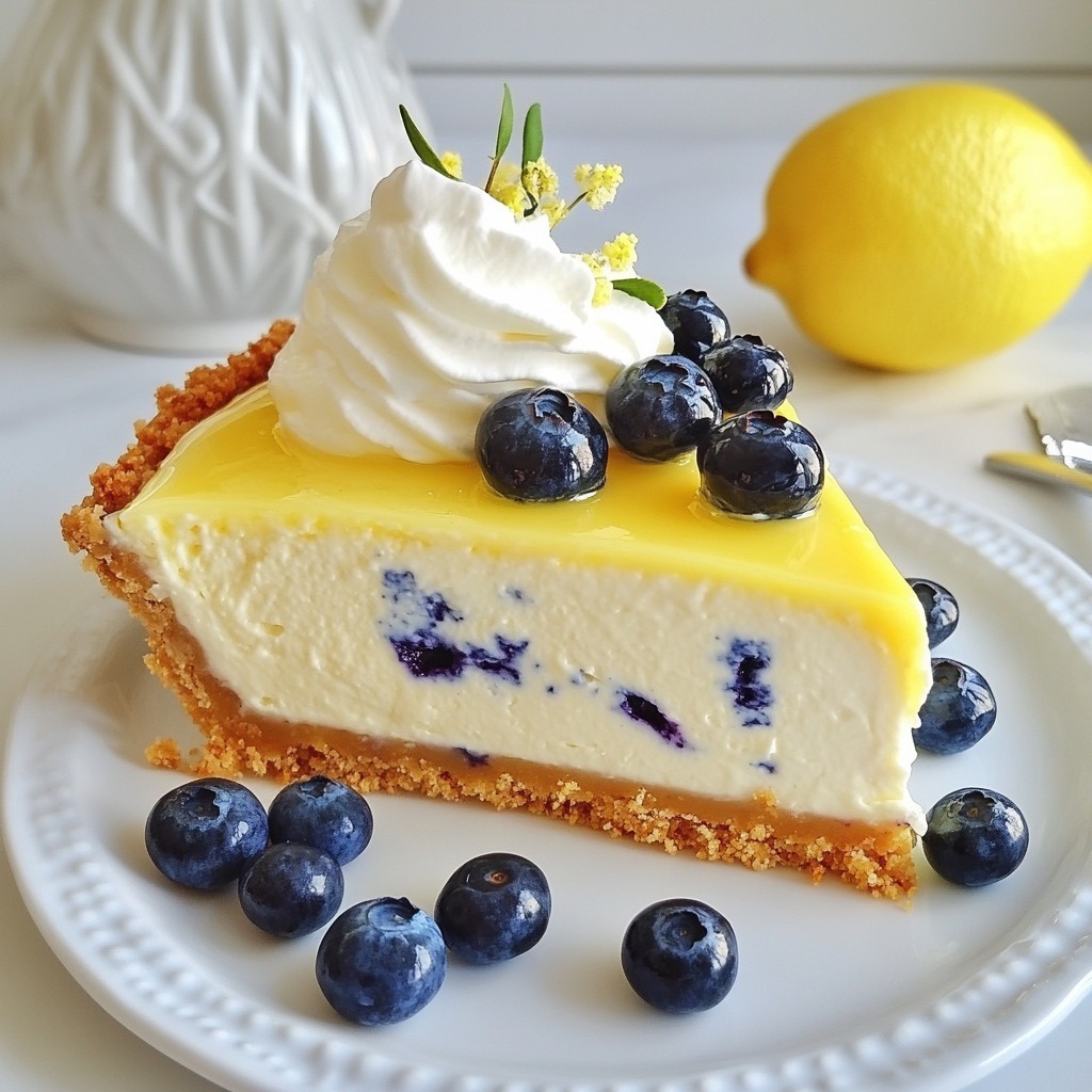 Lemon Blueberry Cheesecake Delightful and Simple Recipe